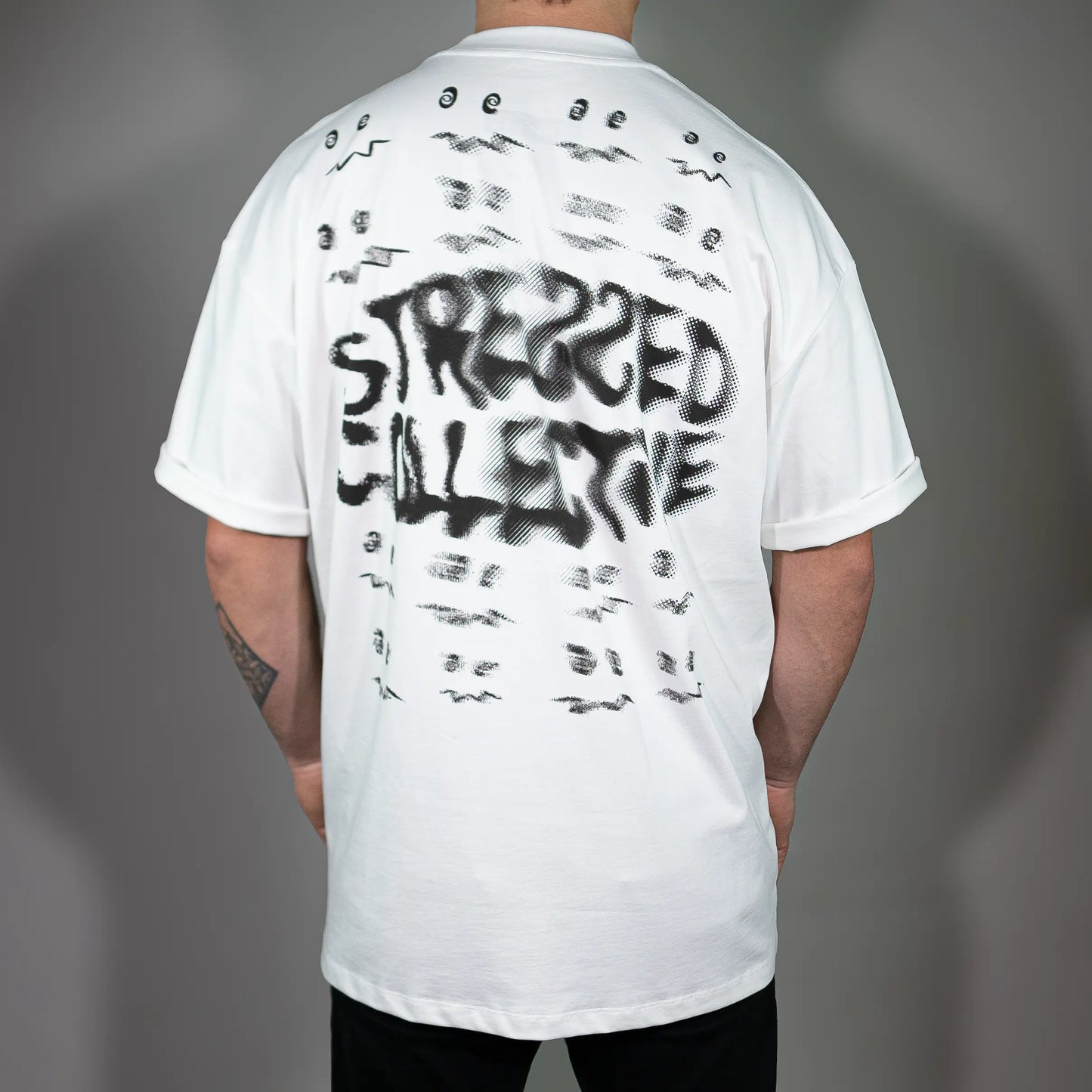 Repeating Stressed Face T-Shirt PODpartner