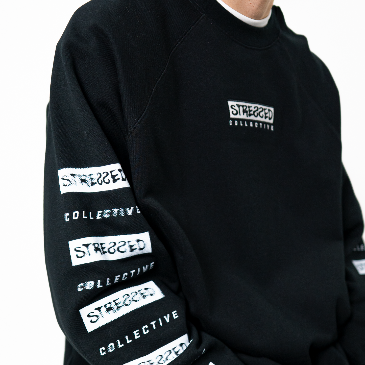 Stressed Box Logo Sweatshirt PODpartner