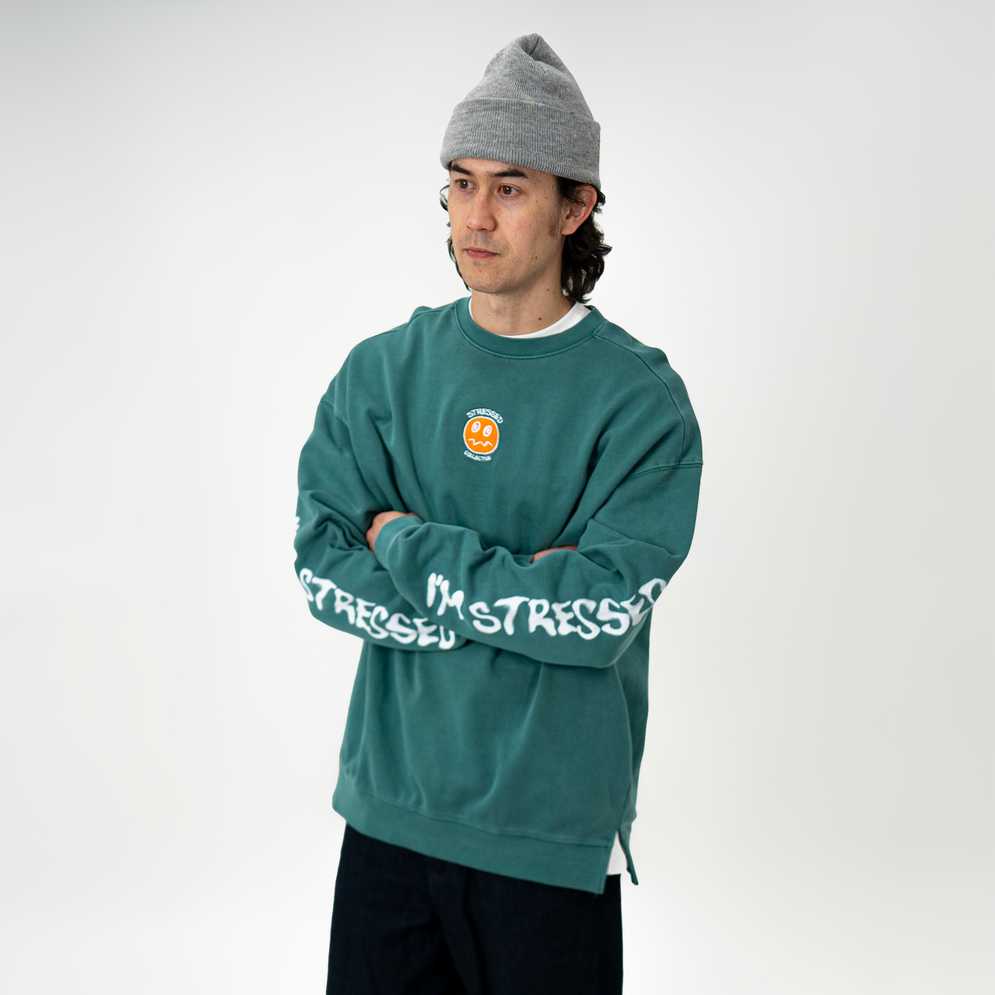 Orange Circle Logo Sweatshirt PODpartner