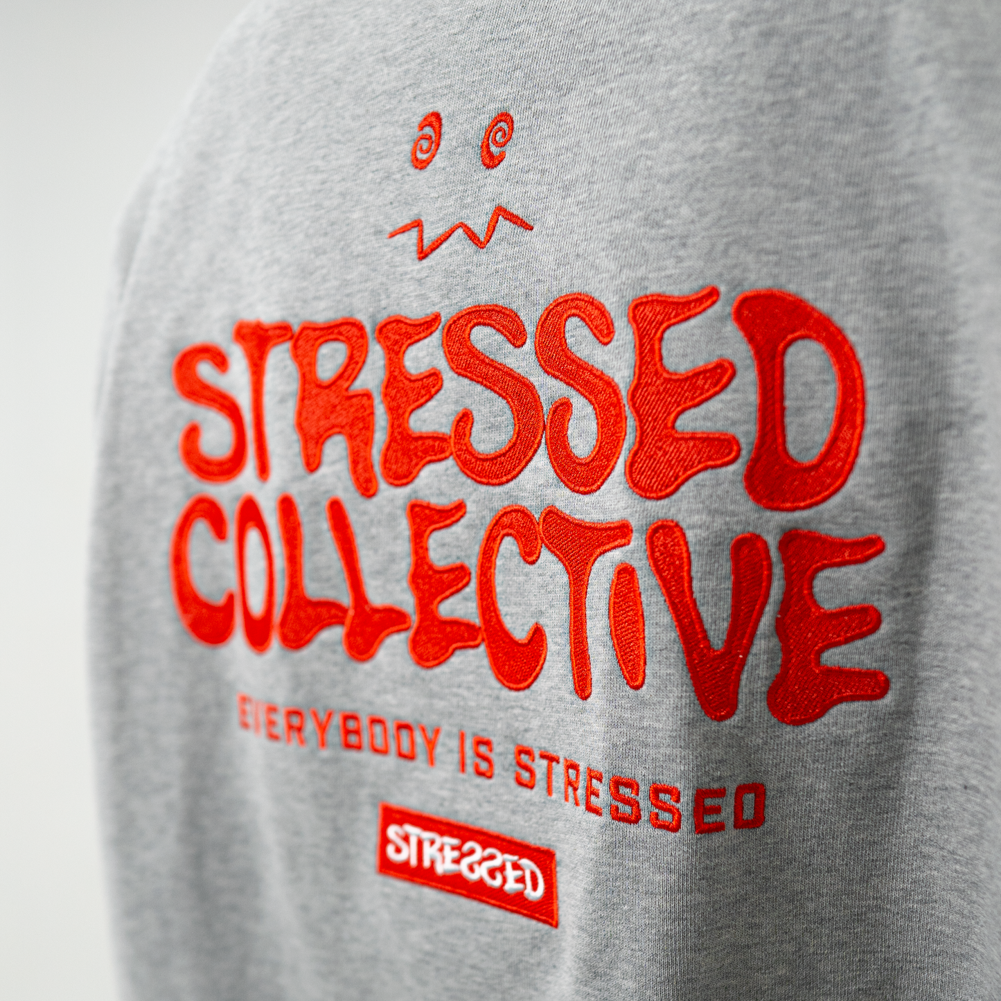 All Stitched Stressed Sweatshirt PODpartner