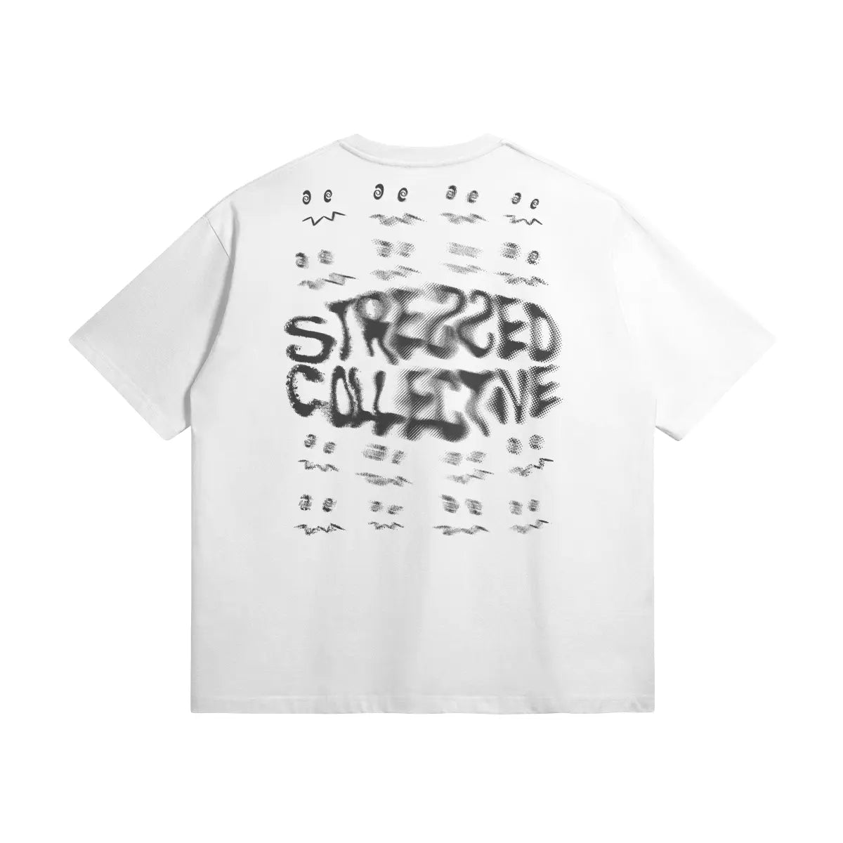 Repeating Stressed Face T-Shirt PODpartner
