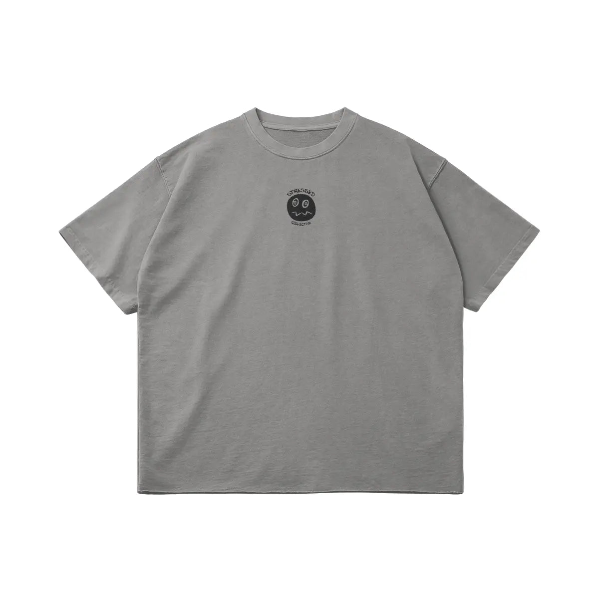 Black Circle Face Logo T-Shirt PODpartner