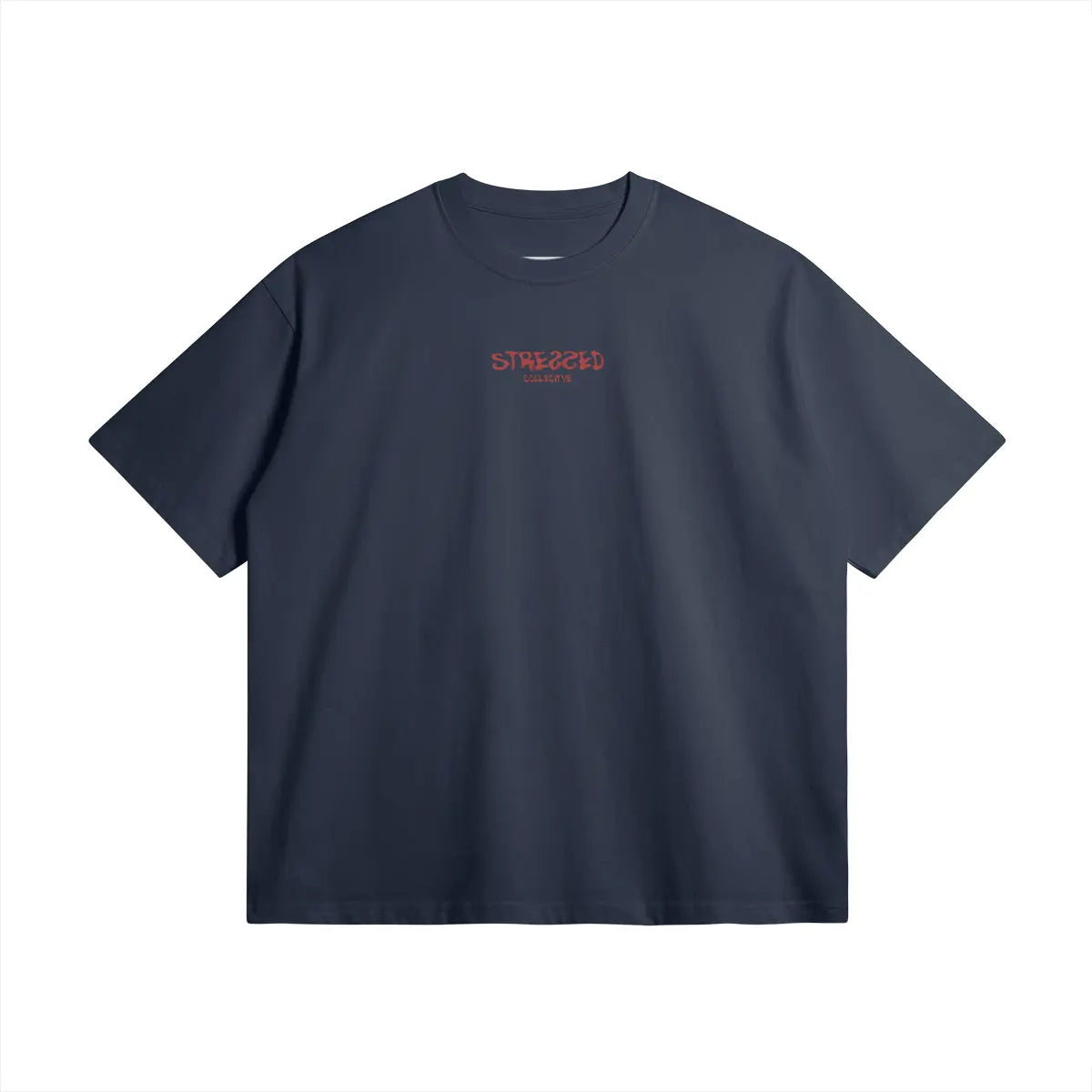 Red Repeating Distressed T-Shirt PODpartner