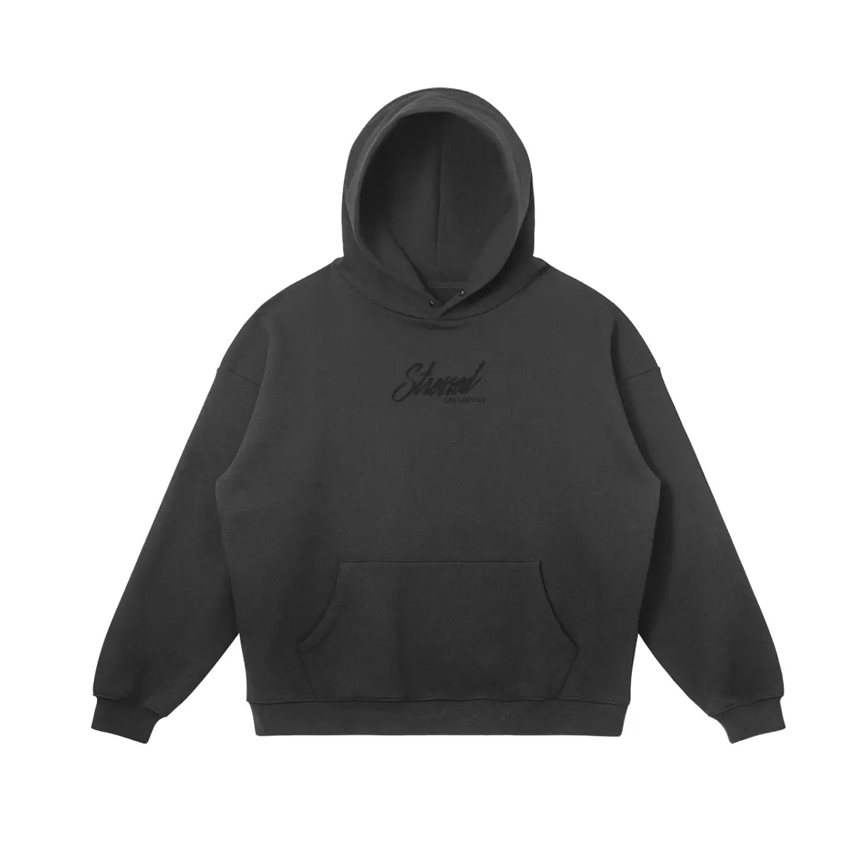 Stitched Script Logo Snap Hoodie PODpartner