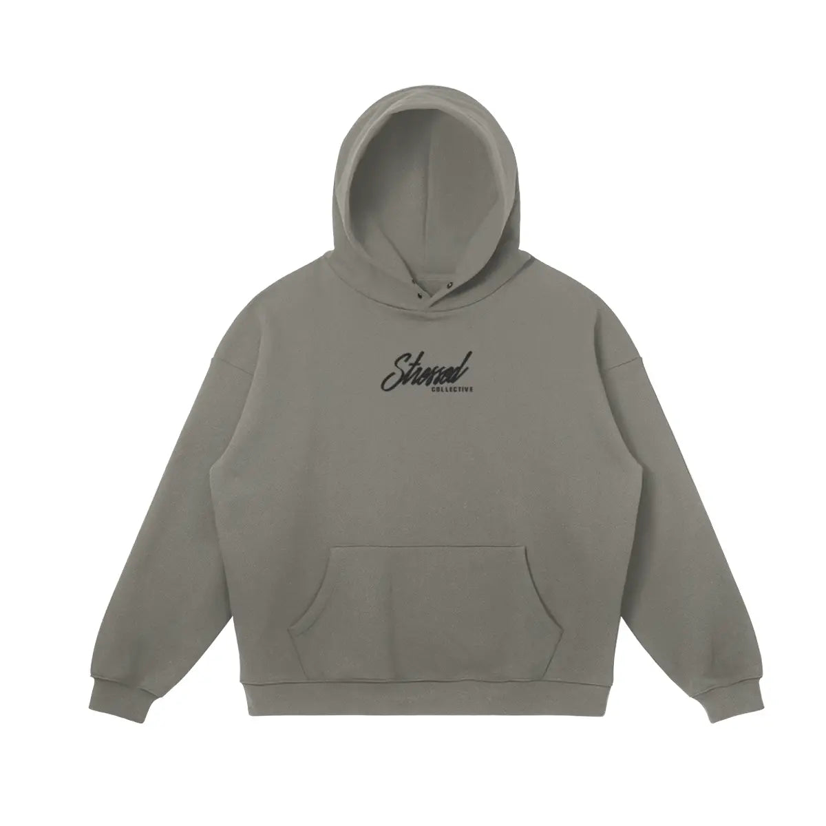 Stitched Script Logo Snap Hoodie PODpartner