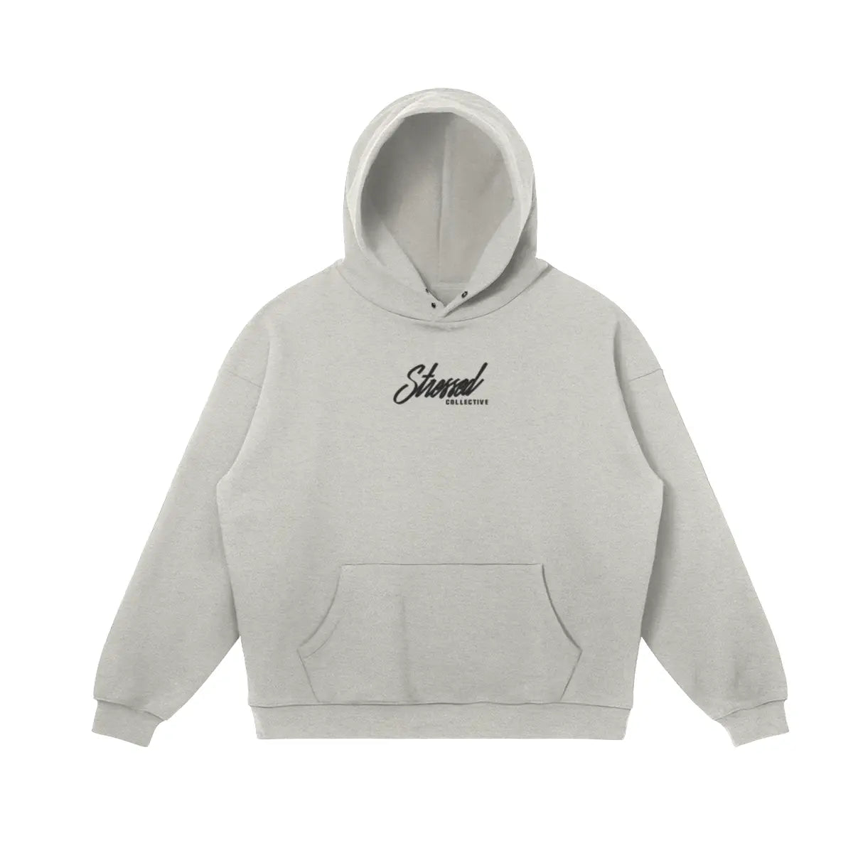 Stitched Script Logo Snap Hoodie PODpartner
