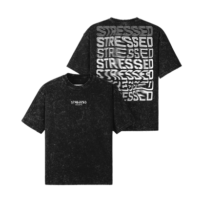 Repeating Stressed Snow Wash T-Shirt