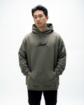 Embroided Script Snap Hoodie PODpartner