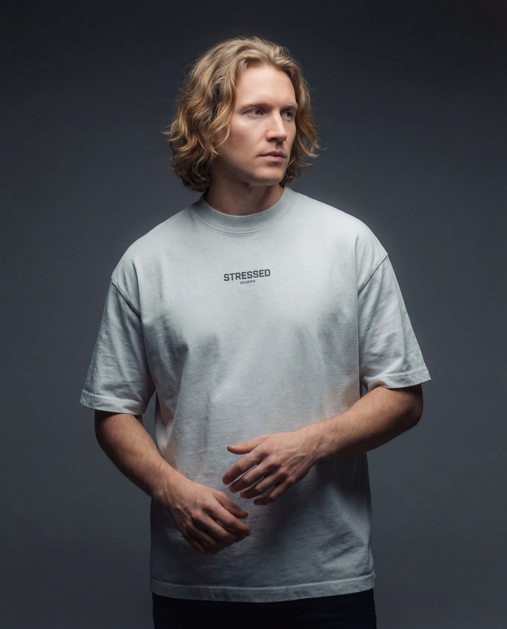 Repeating Stressed Face T-Shirt