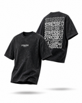 Repeating Stressed Snow Wash T-Shirt PODpartner