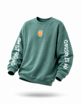 Embroided Orange Face Crew Neck PODpartner