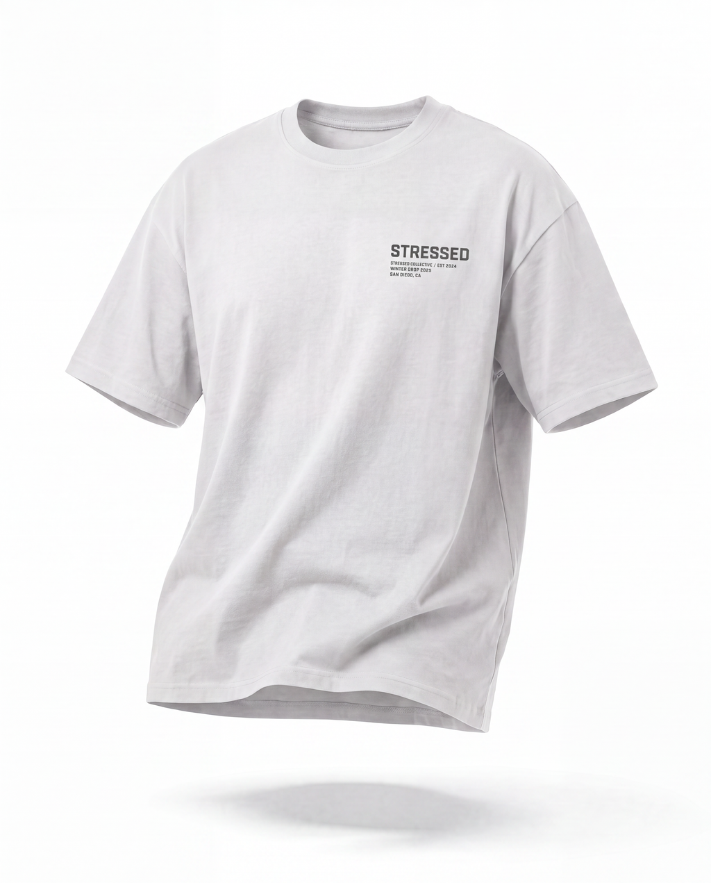 Black Signature Stressed T-Shirt PODpartner