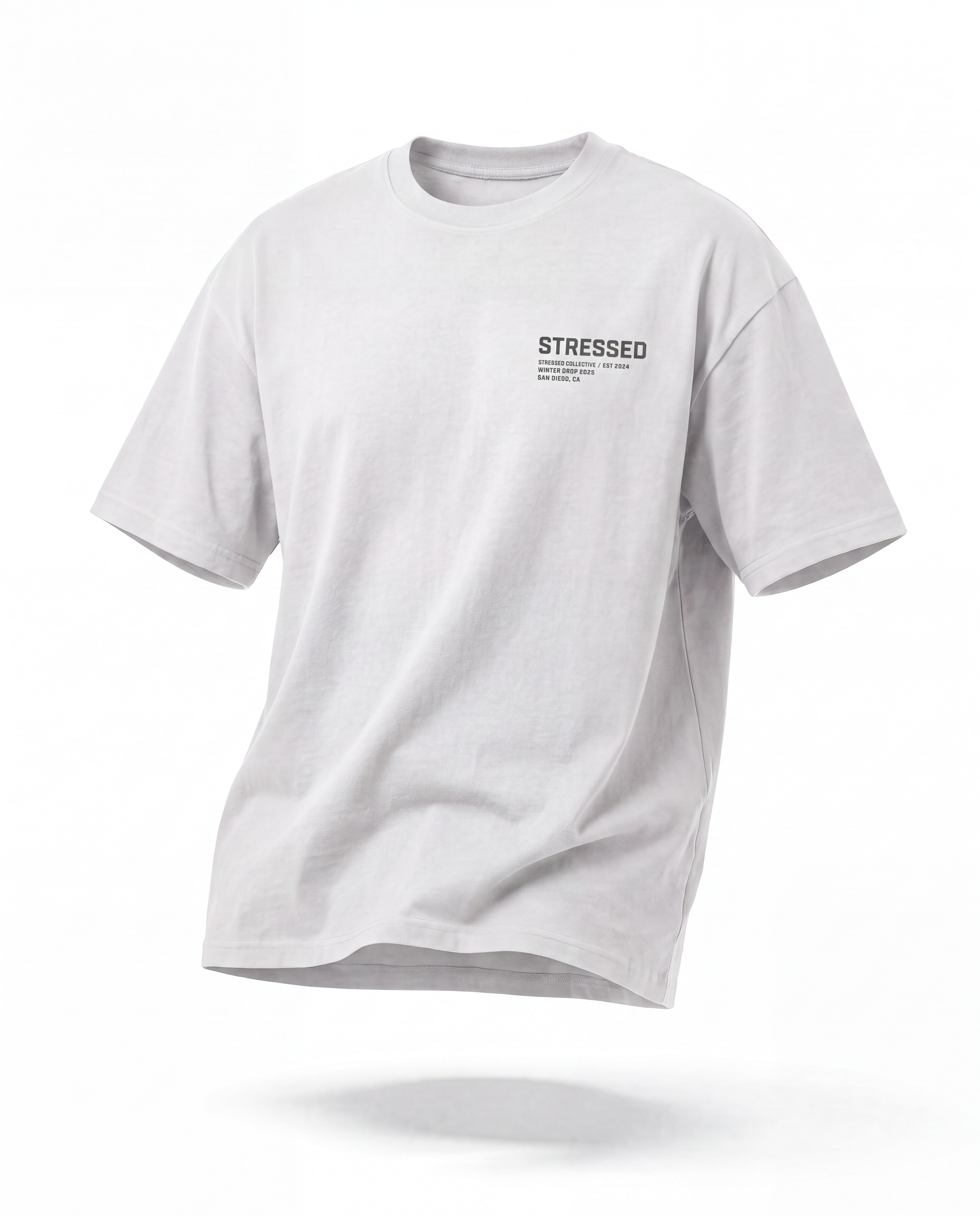 Black Signature Stressed T-Shirt PODpartner
