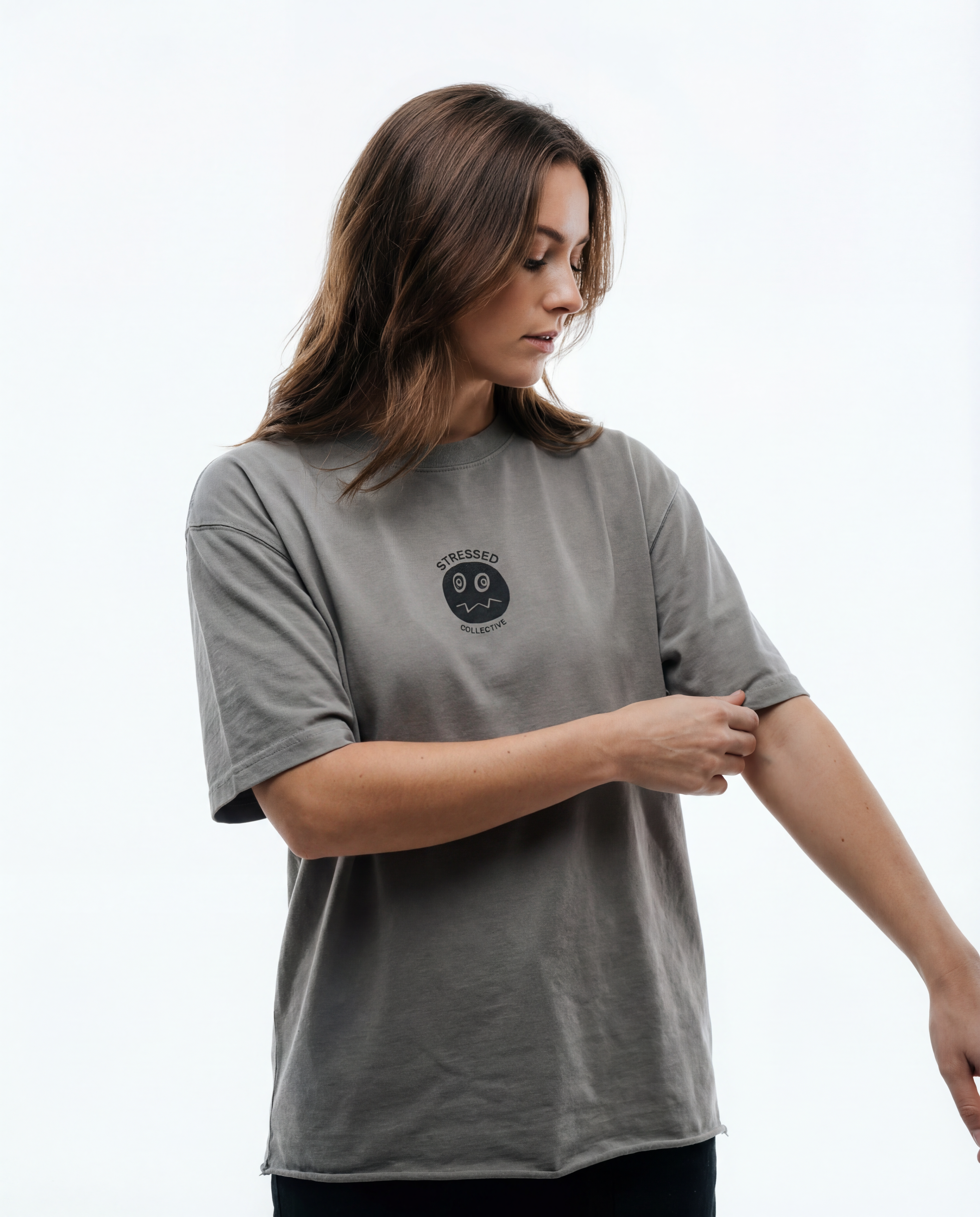 Black Circle Face Logo T-Shirt