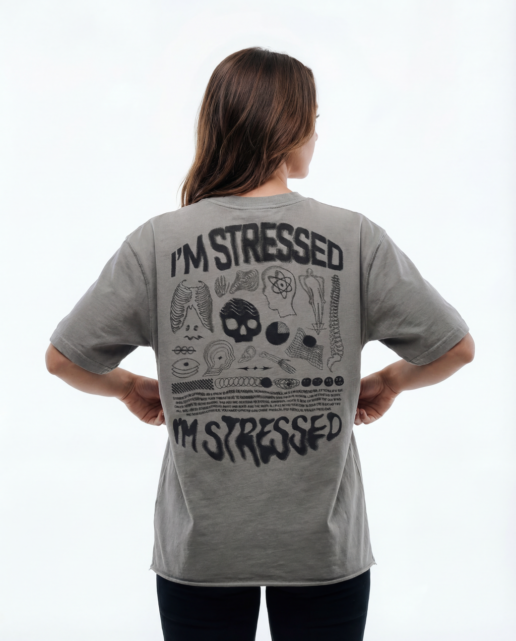 Black Circle Face Logo T-Shirt