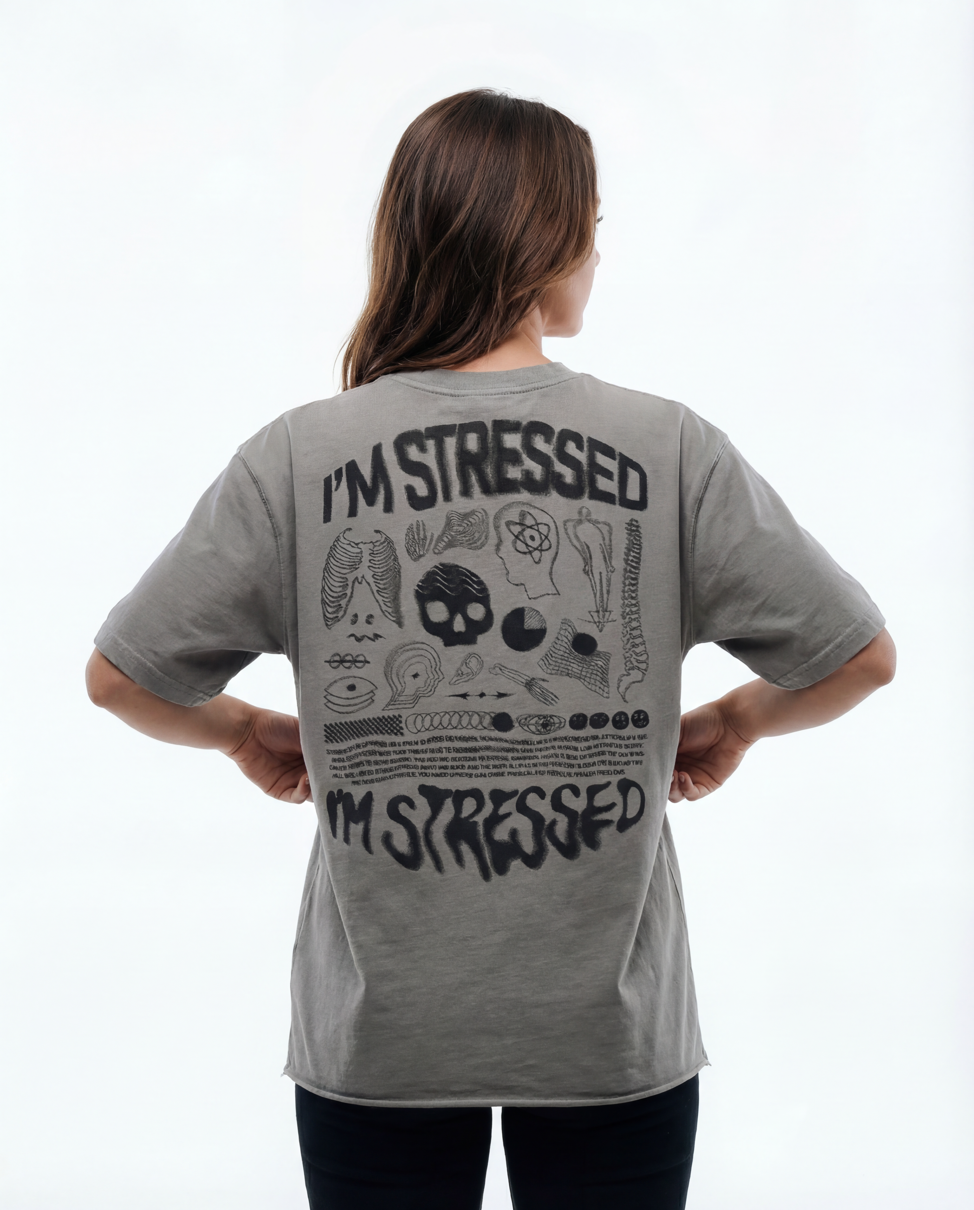 Black Circle Face Logo T-Shirt