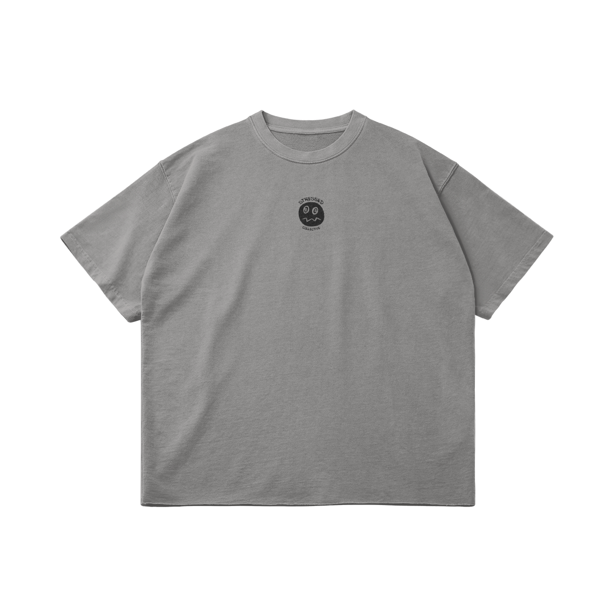 Black Circle Face Logo T-Shirt PODpartner