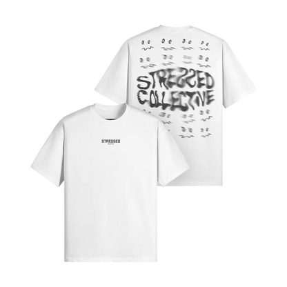 Repeating Stressed Face T-Shirt PODpartner