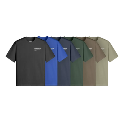 🎁 White Signature Stressed T-Shirt (100% off) PODpartner