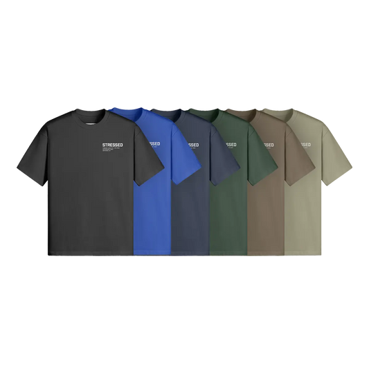 🎁 White Signature Stressed T-Shirt (100% off) PODpartner