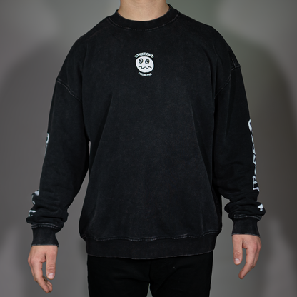 Stitched Face Logo Crew Neck