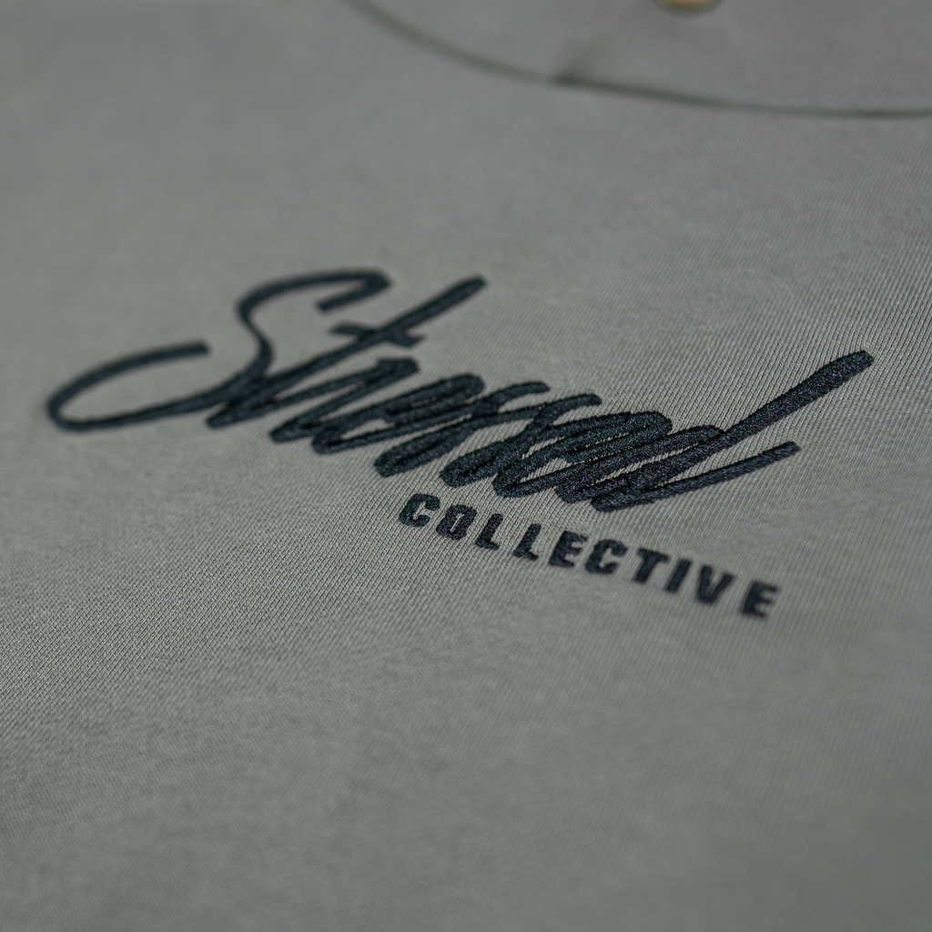 Embroided Script Snap Hoodie PODpartner