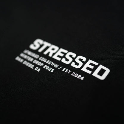 White Signature Stressed T-Shirt PODpartner