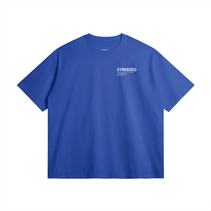 White Signature Stressed T-Shirt PODpartner
