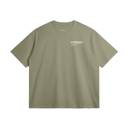 🎁 White Signature Stressed T-Shirt (100% off) PODpartner