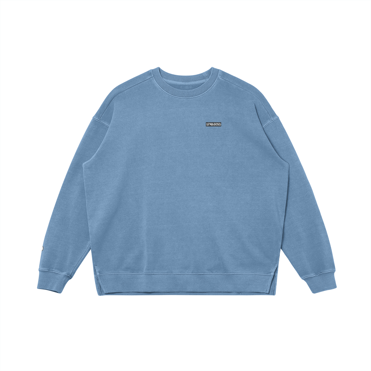 Stitched Box Logo Crew Neck