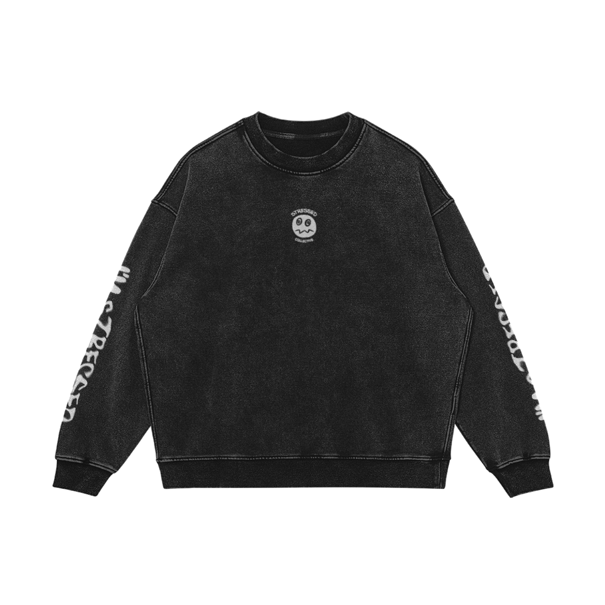 Stitched Face Logo Crew Neck