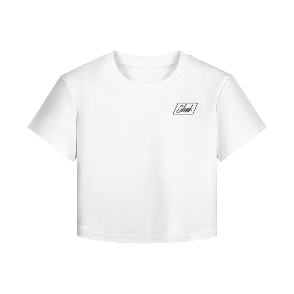 Repeating Stressed Embroided Crop Top PODpartner